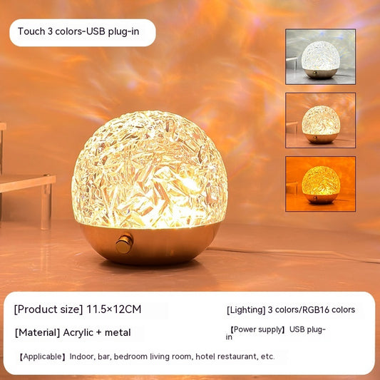 Water Ripple Projector Night Light
